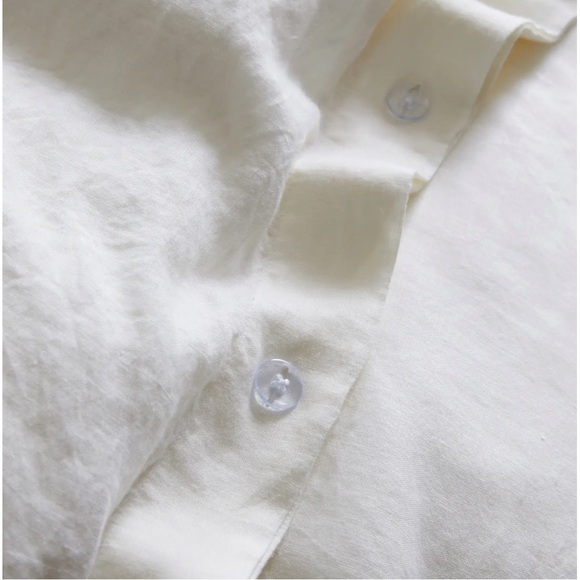 King/Cal King Quince European Linen Duvet Cover NWT - Picture 3 of 3